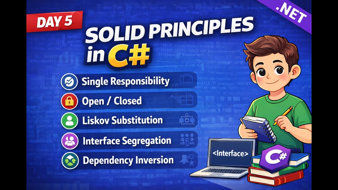 My .NET Developer Journey – Day 5 | SOLID Principles & Interfaces in C#