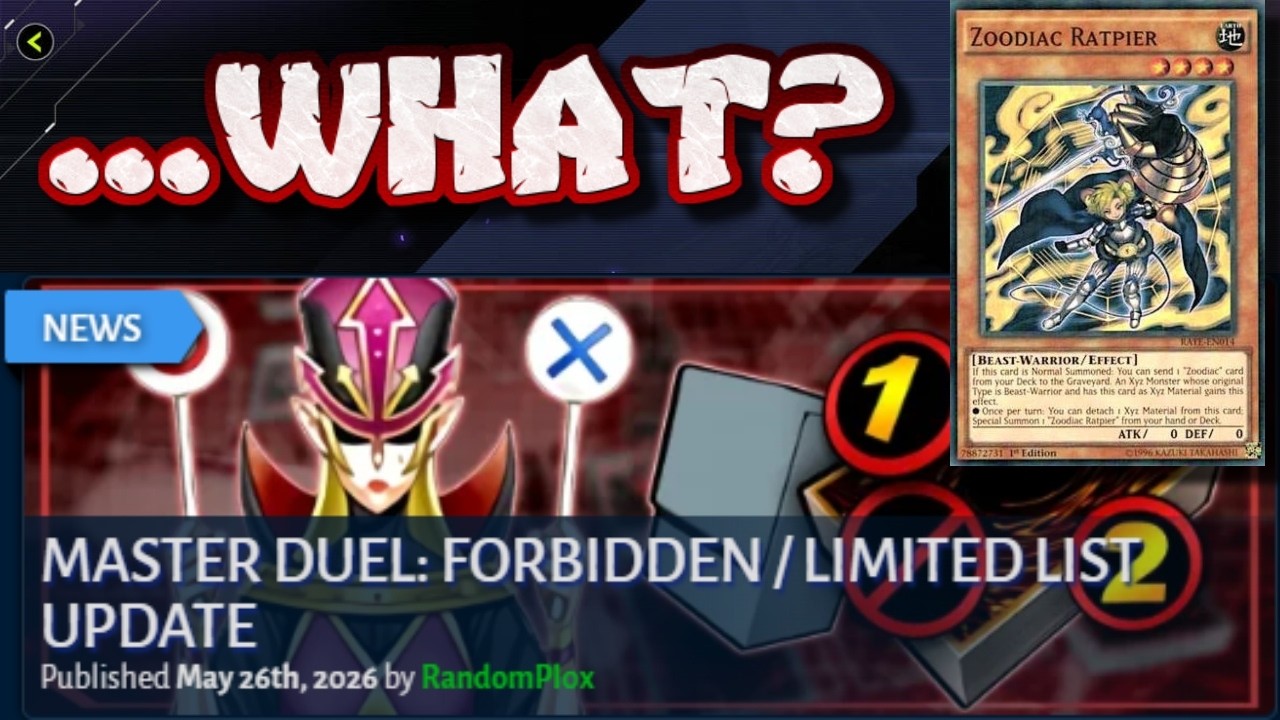 ФИНАЛЬНЫЙ БАН-ЛИСТ MASTER DUEL перед отборочными на чемпионат мира!