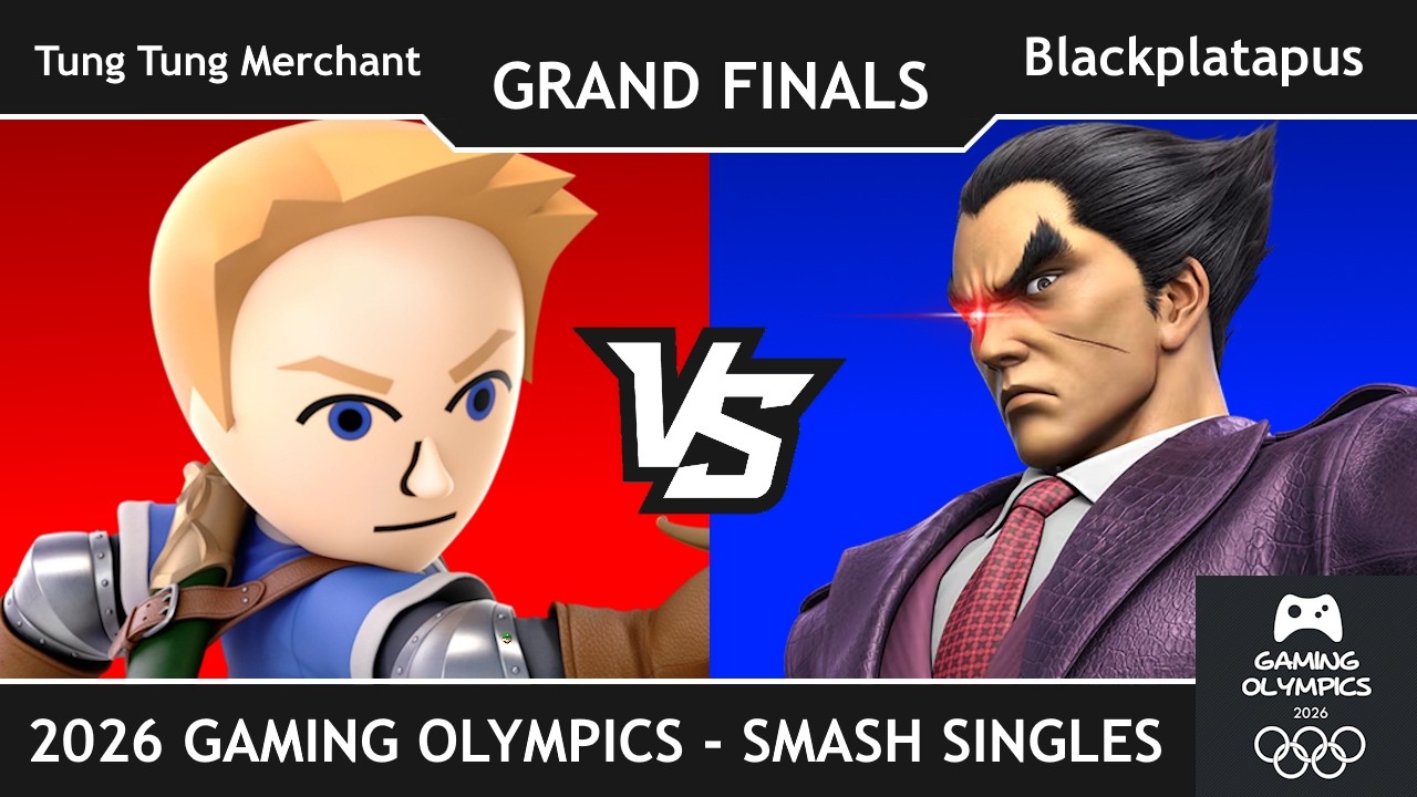 Gaming Olympics 2026 - Tung Tung Merchant vs Blackplatapus - Smash Ultimate Singles Grand Finals