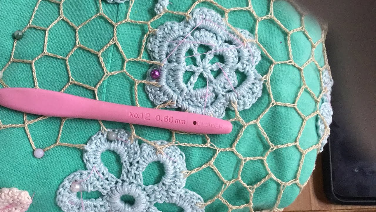 Tejiendo un poco de red- Crochet irlandés