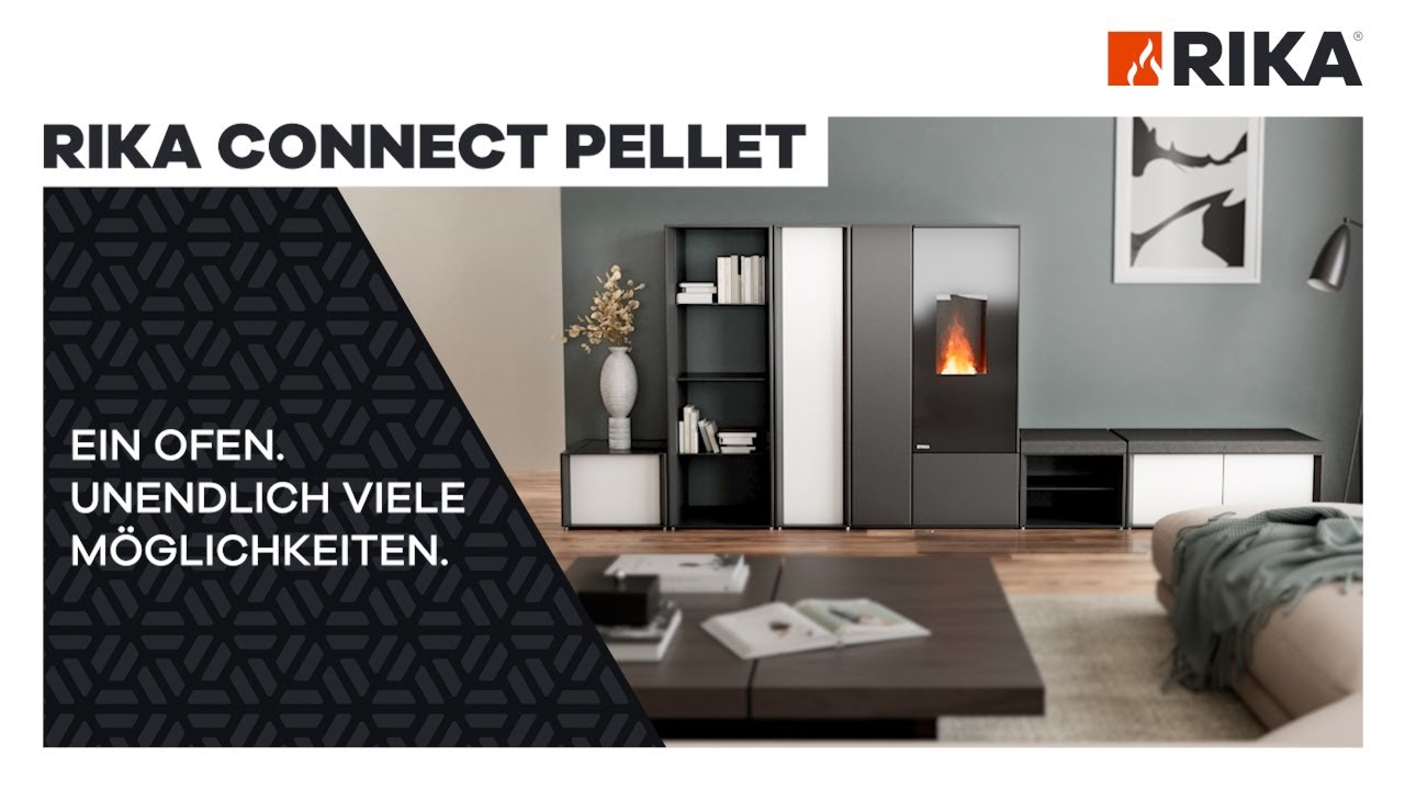 Individuelle Raumgestaltung mit dem Pelletofen RIKA CONNECT PELLET | DE