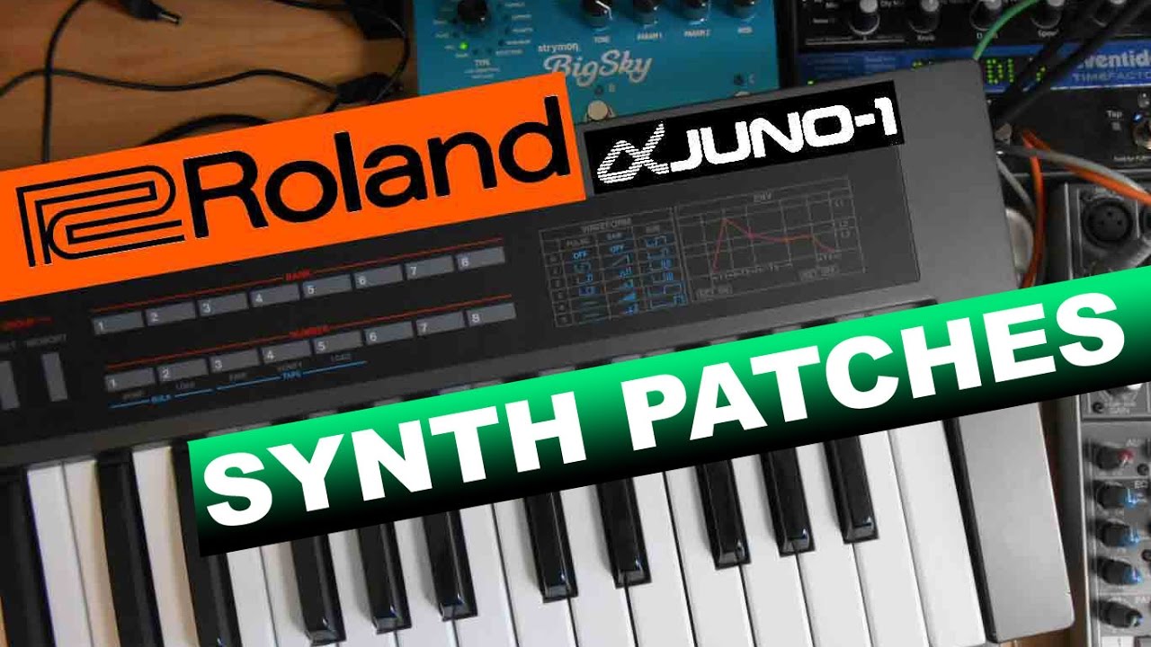 Roland Alpha Juno-1 Synthesizer Demo #2 New Patches