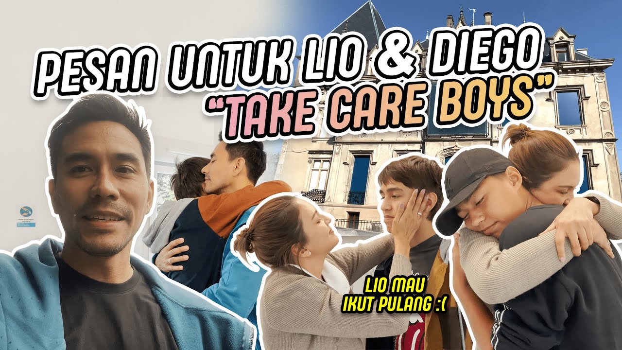 WAKTUNYA PULANG, SEDIH HARUS NINGGALIN LIO & DIEGO. DONNA BERURAI AIR MATA