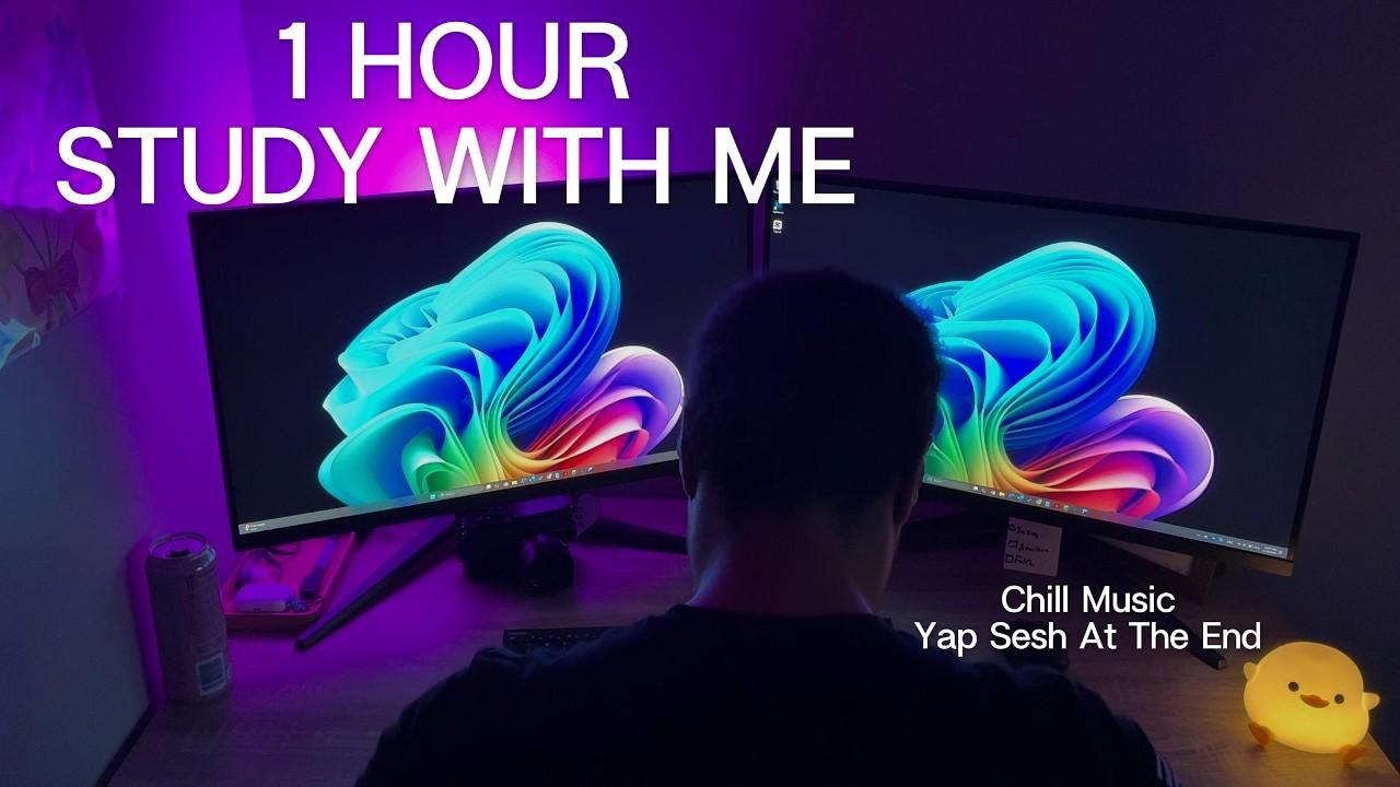 1hr Study With Me (Chill Music)