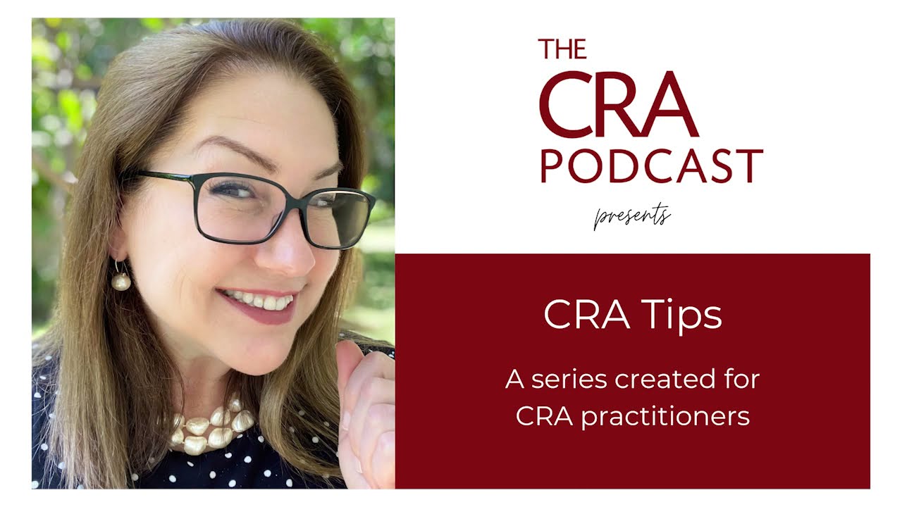 Three Documents You Must Have for Your CRA Program