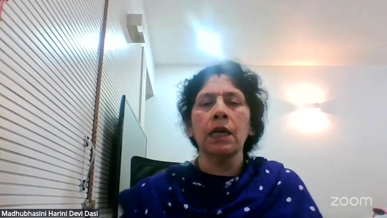  Sri Isopanisad mantra-4 with Madhubhasini Harini Devi Dasi