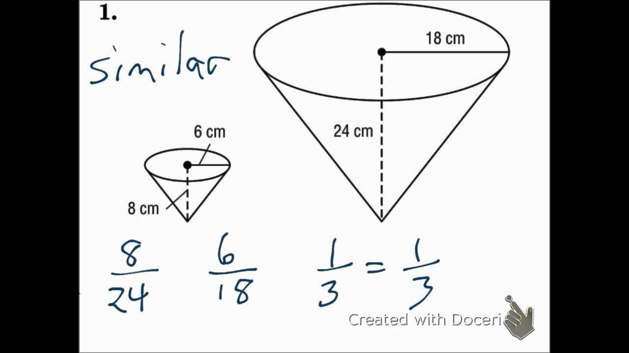 Geometry 11.73 Similar Figures and Solids