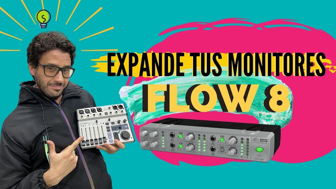 BEHRINGER FLOW 8 -  TUTORIAL OPTIMIZA EL MONITOREO DE TU FLOW8 CON ESTOS DISPOSITIVOS