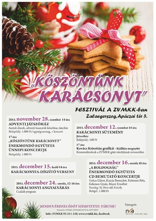 &Eacute;nekmond&oacute; egy&uuml;ttes: K&ouml;sz&ouml;nt&uuml;nk kar&aacute;csonyt