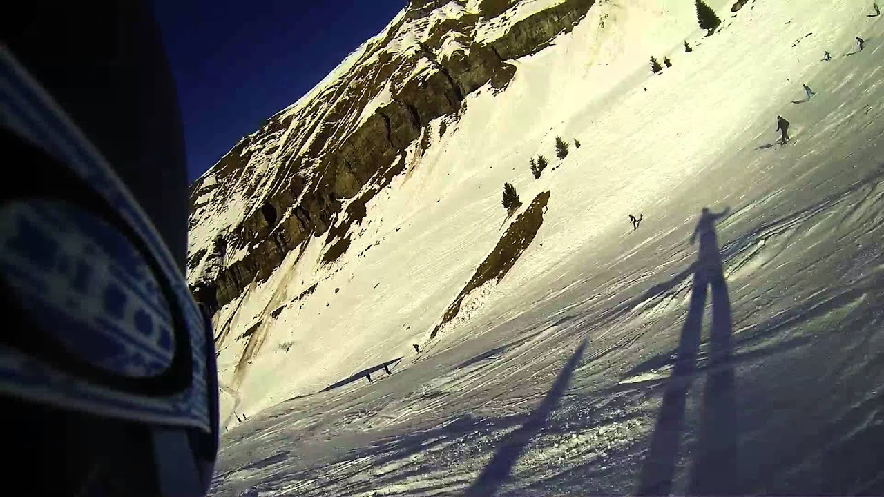 Flaine Snowboarding January 2014