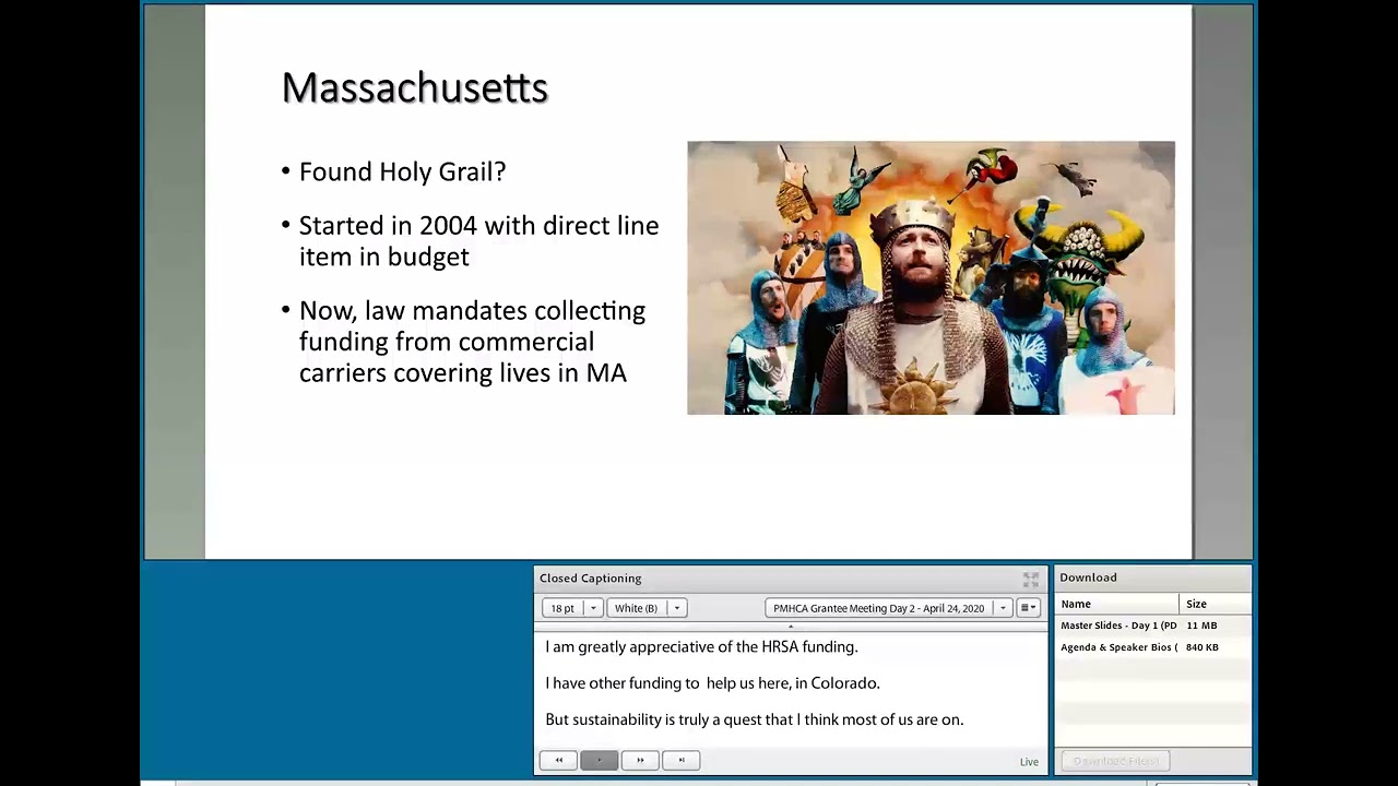 PMHCA 2020 All-Awardee Virtual Meeting Day 2