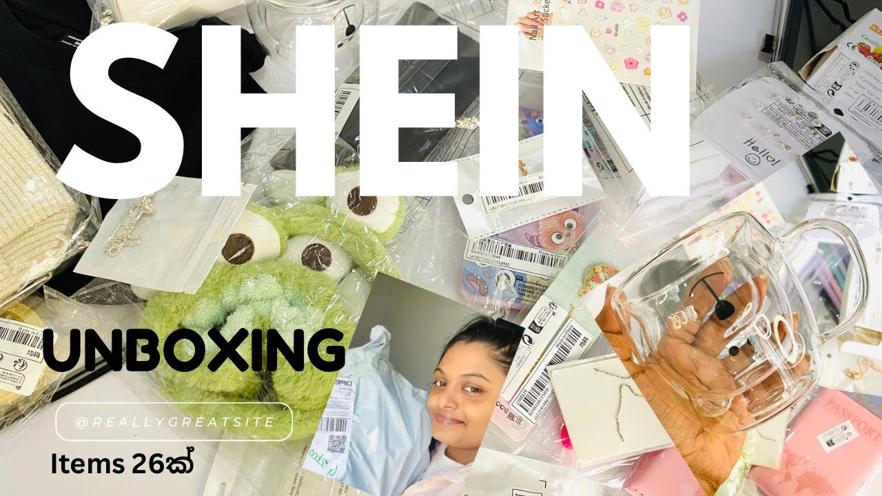 SHEIN HAUL✨| Unboxing ($51) 💵| Tax එක කීයද? #srilanka #shein #shopping