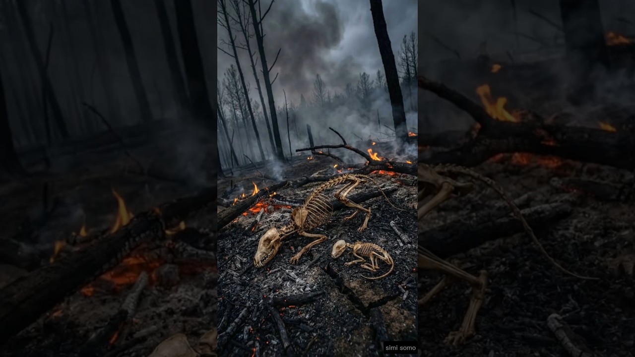 &ldquo;They Didn&rsquo;t Survive the Fire&hellip; 💔🐾😭&rdquo;#shorts#jesus#wildfire#emotional#sadreality#nature#forestfire#art