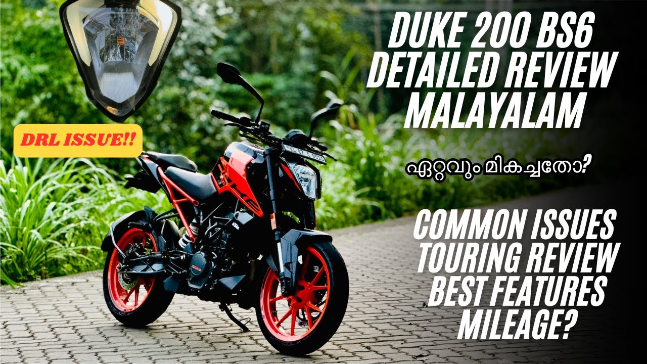 KTM DUKE 200 BS6 Detailed Review in Malayalam | User Review | 200 CC Segment King |MotoBlitz