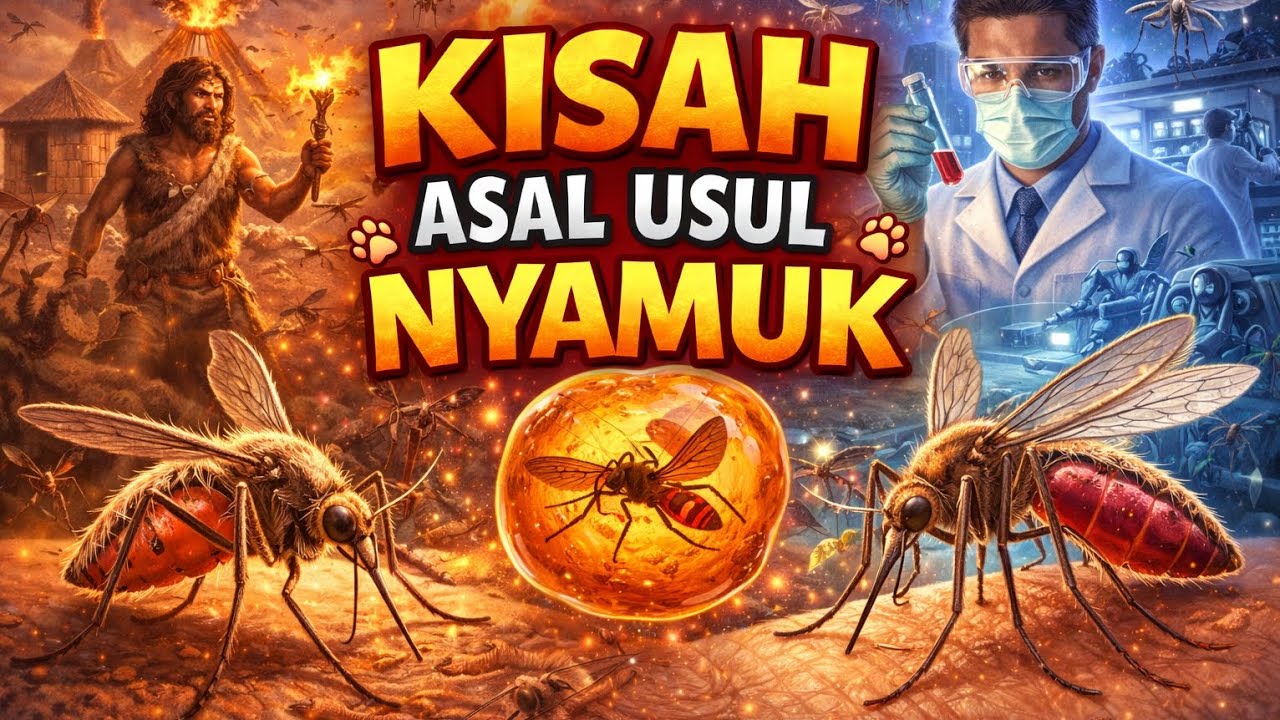 Asal Usul Nyamuk: Hidup di jaman Purba hingga dekat dengan manusia 