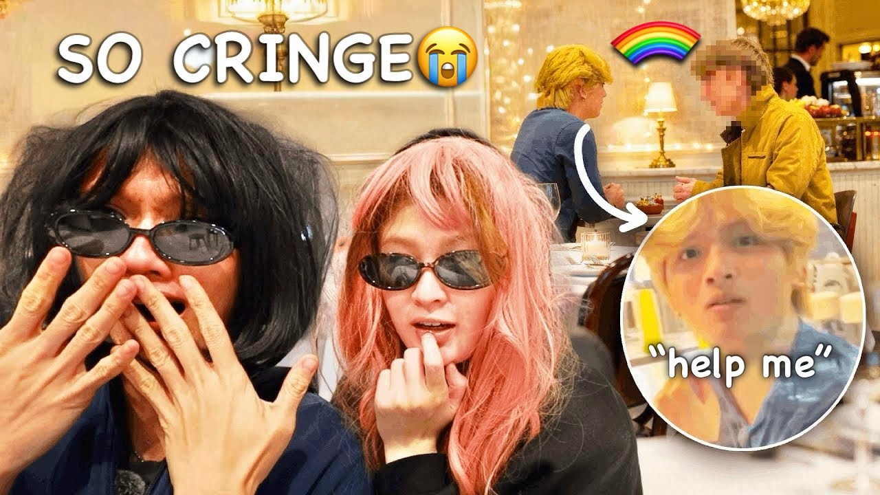WE SPIED ON MY GAY BROTHERS FIRST DATE *WE GOT CAUGHT*