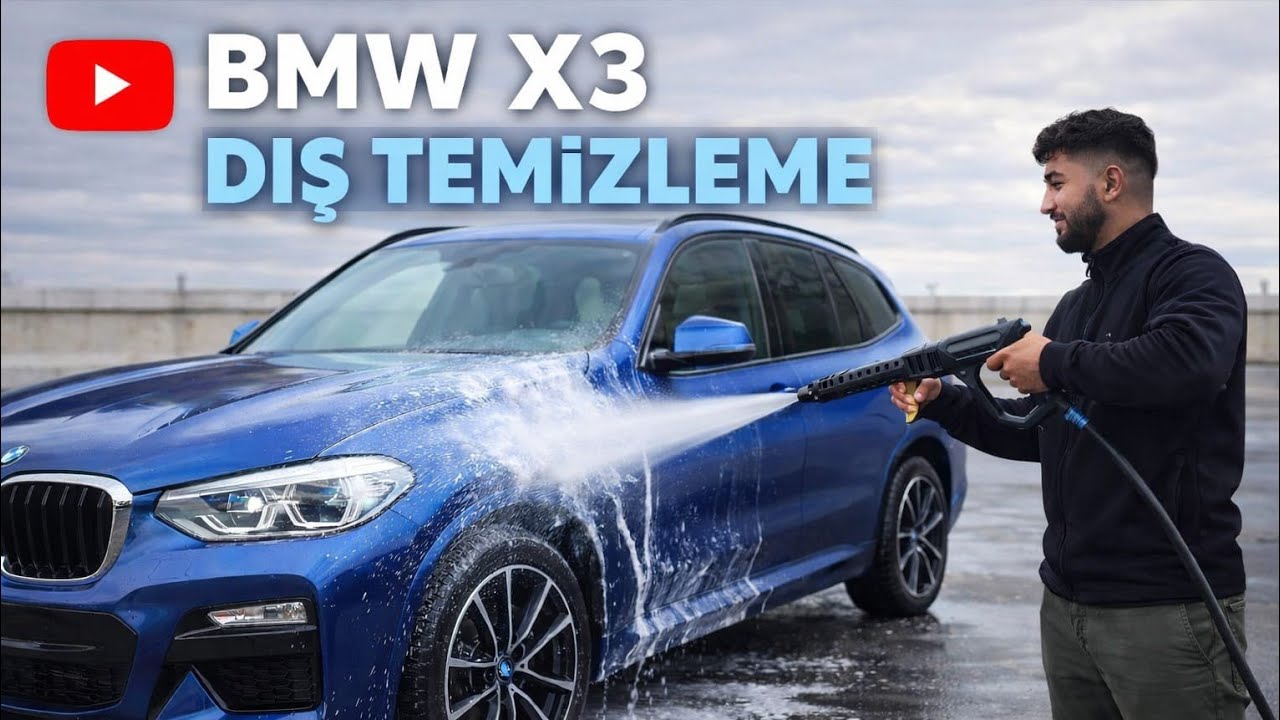 Bmw X3 fırçasız dış temizleme