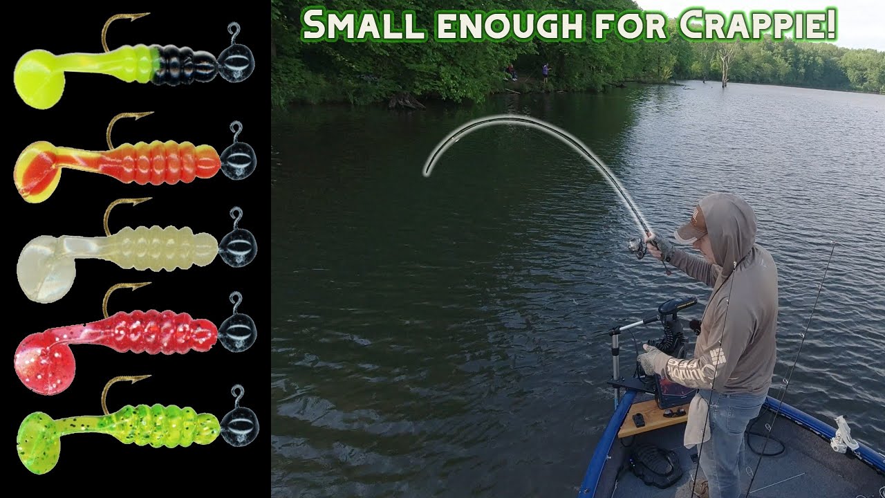 Charlie Brewer 1-inch Sliders - Crappie Micro Swimbaits