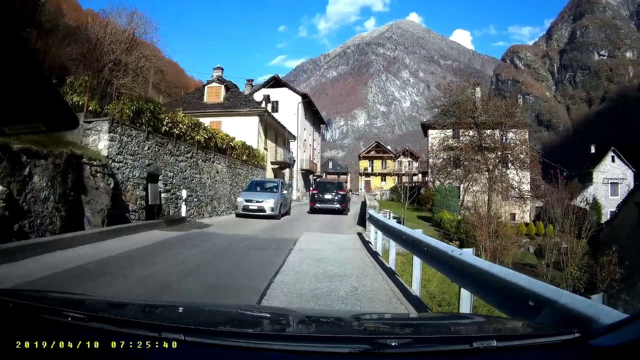 Fahrt durchs hinterste Maggiatal, onboard ohne Ton.