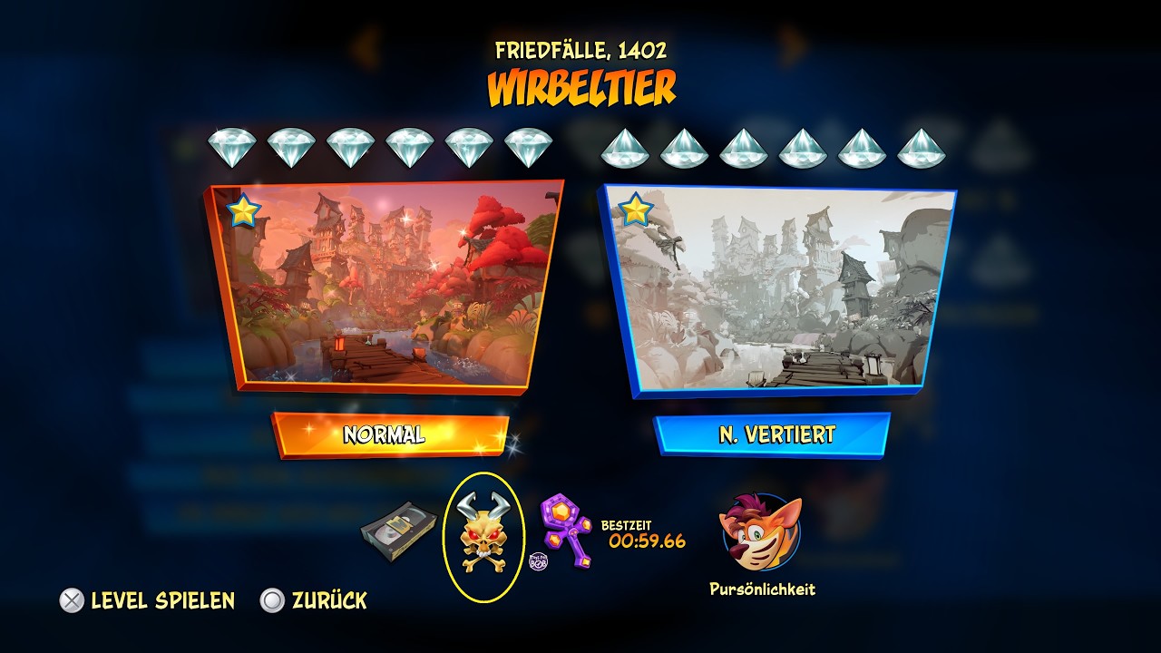 Crash Bandicoot 4 | Friedf&auml;lle: Wirbeltier | Wahnsinnig Perfektes Relikt