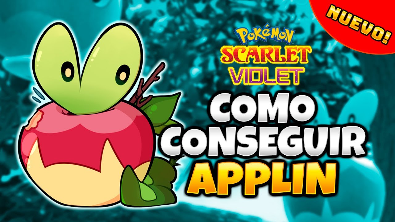 ✅ [ Gu&iacute;a ] Como Conseguir a Applin en Pokemon Escarlata y Purpura