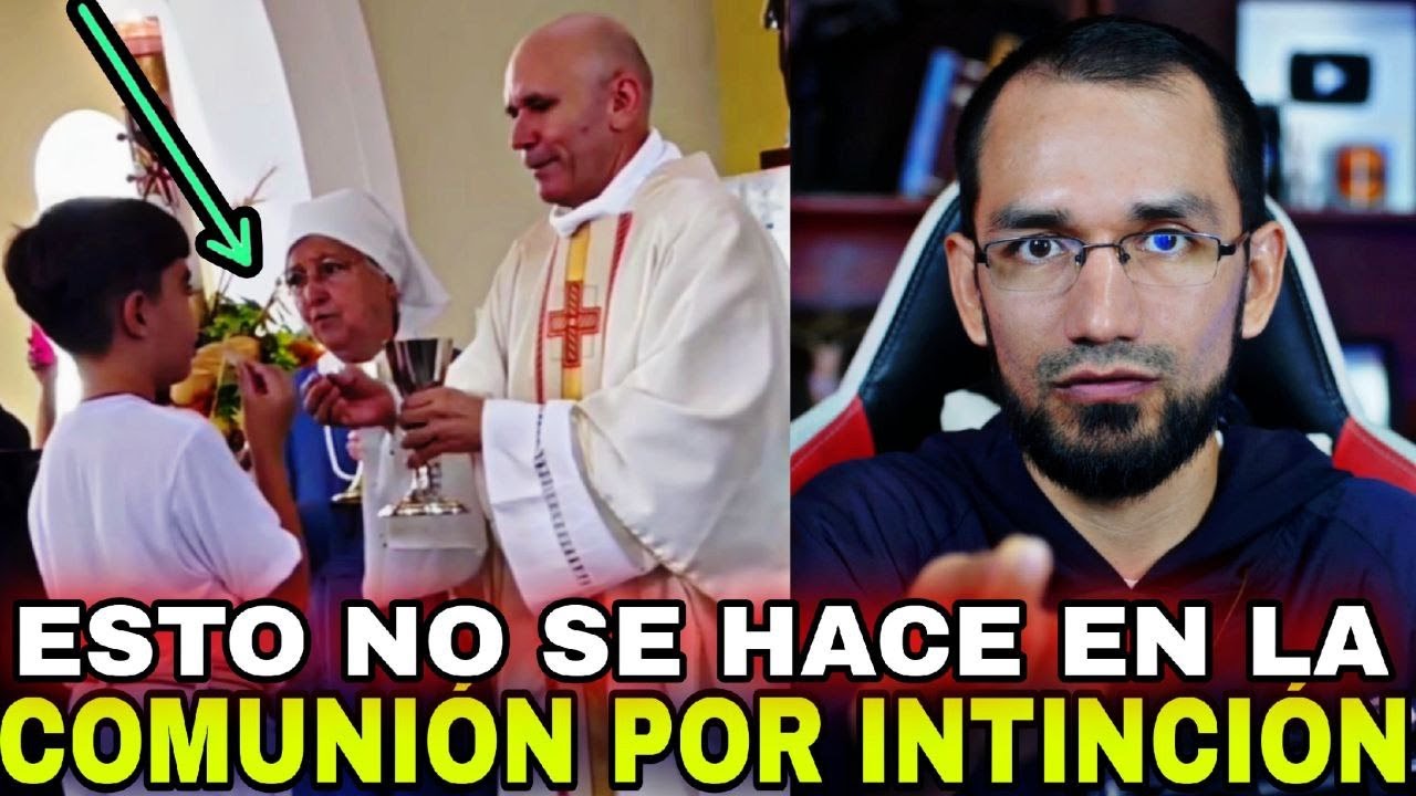 PROHIBIDO🔺Comulgar por Intinción de esta manera  👉Sacerdote aclara