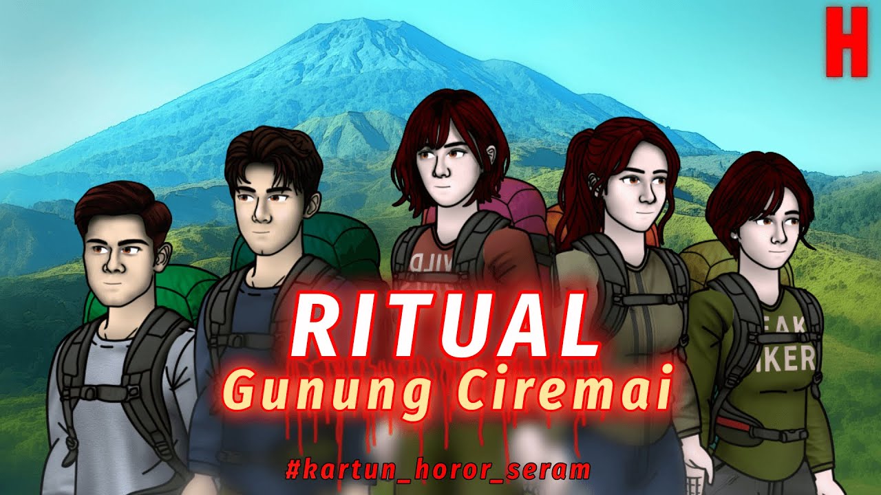 Kartun Hantu Seram Terbaru | Ritual Gunung Ciremai | Kartun horor