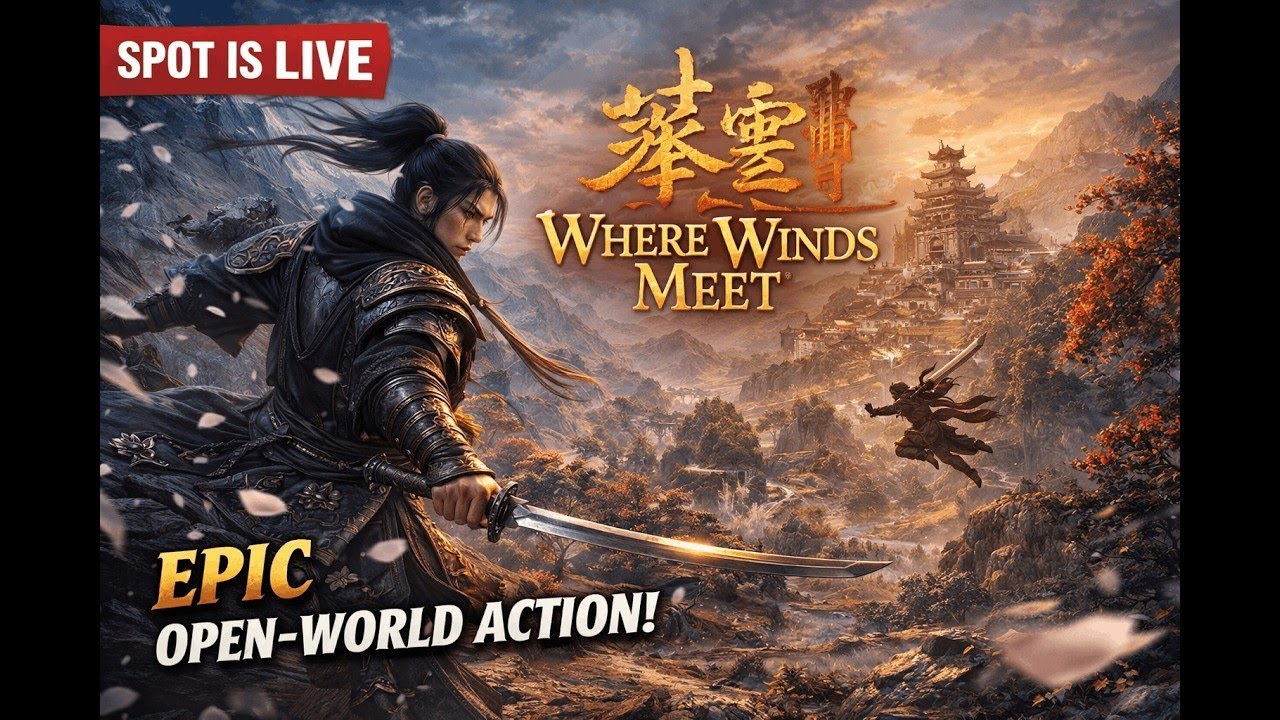 WherePlaying Where Winds Meet for the FIRST Time ⚔️ Insane Graphics!