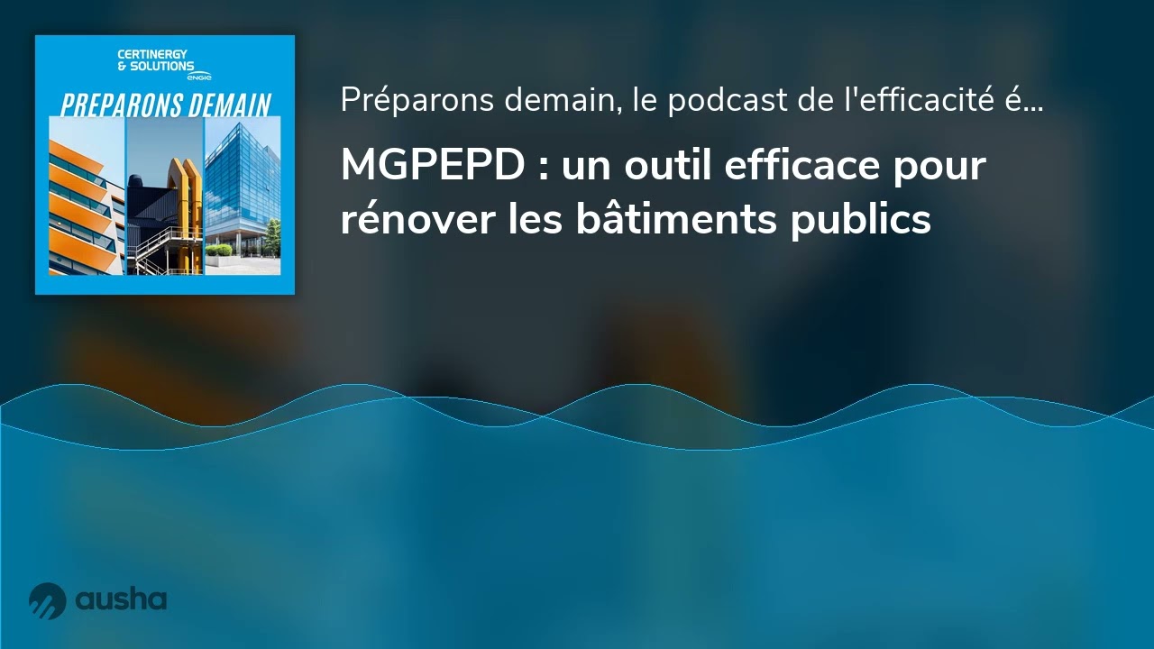MGPEPD : un outil efficace pour rénover les bâtiments publics
