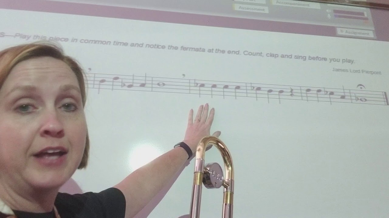 Jingle Bells on SmartMusic for trombone