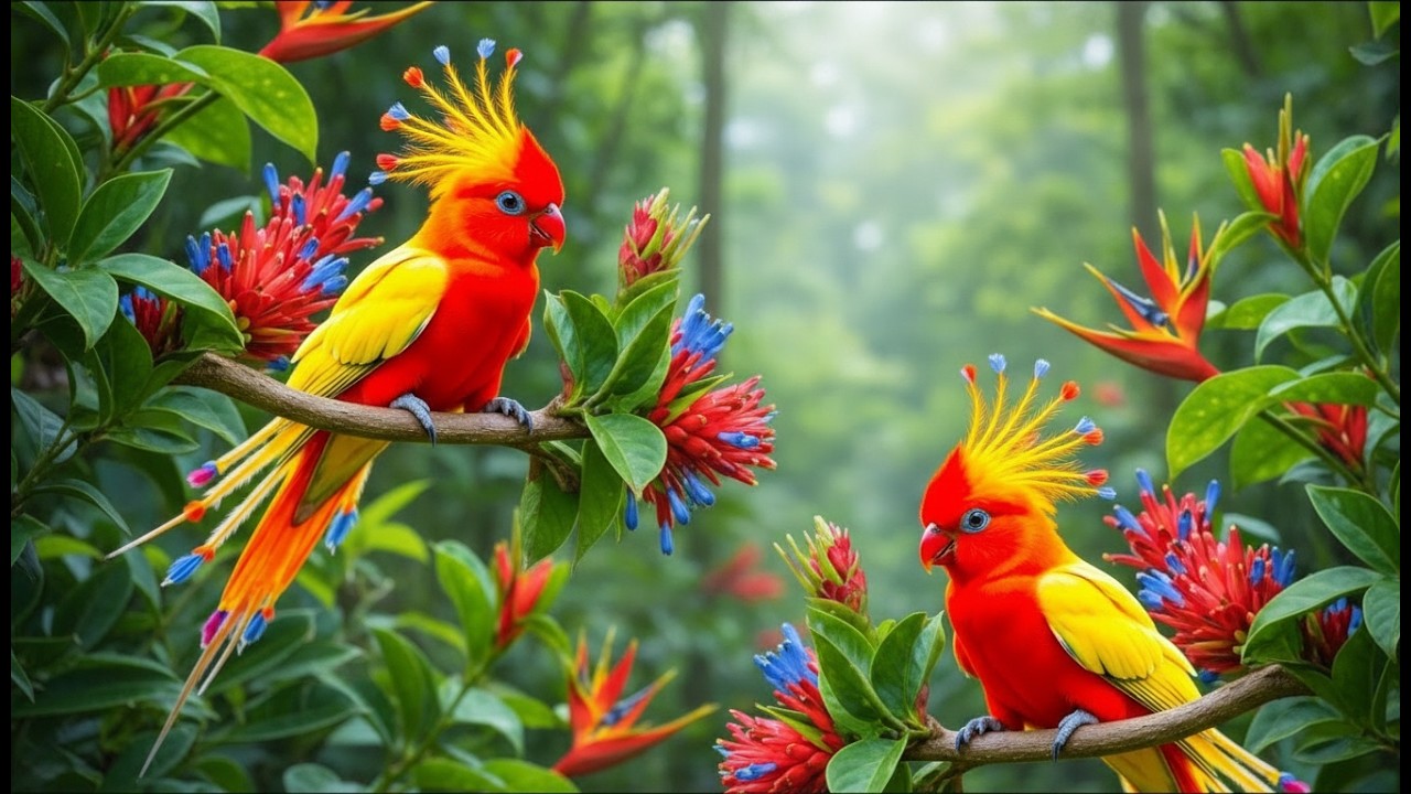 Peaceful Bird Audio ✨ Nature Background for Reading, Journaling & Focus | 4K ASMR