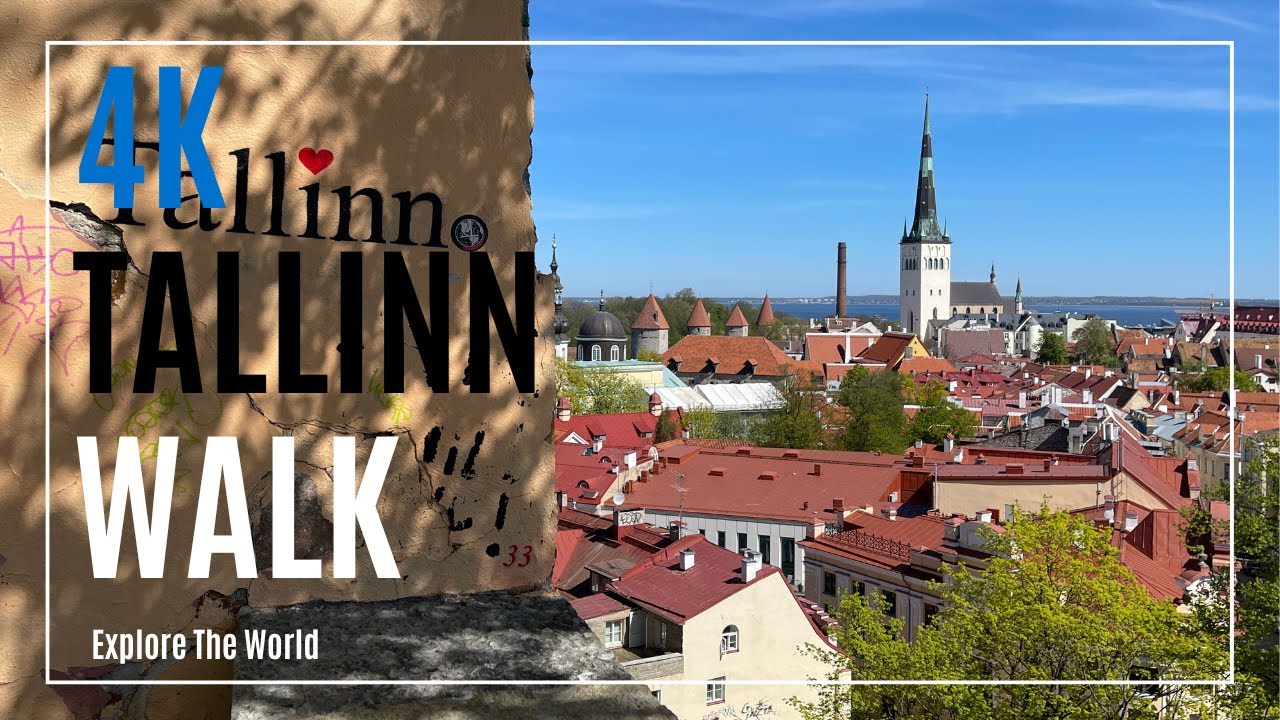 Estonia 4K &bull; Tallinn Walk 30fps | Terminal A - Town Hall Square - Viru Gate - Toompea - Terminal A