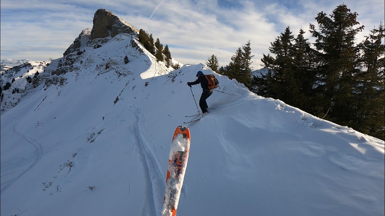 Skitouren Bregenzerwald: Abenteuerliche Skitour auf die Winterstaude von Schetteregg aus (Nordseite)