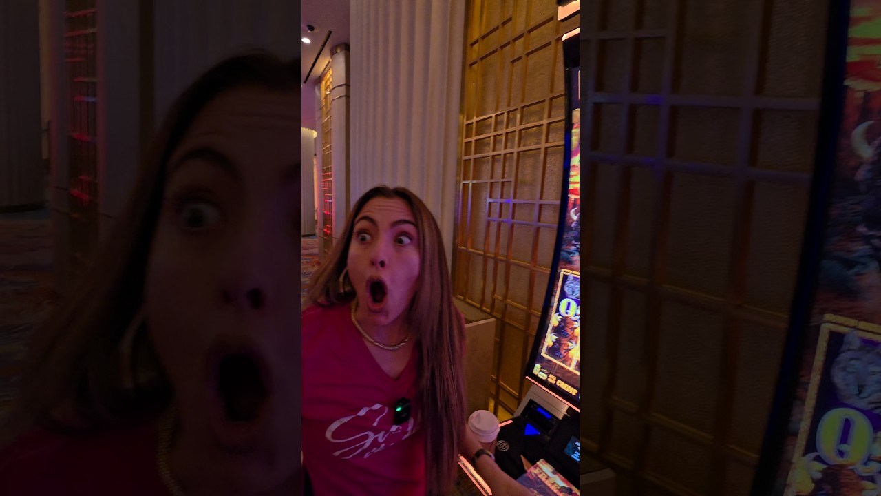 Super RARE Bonus Shocked Us All!!! #vegas #slots #casino