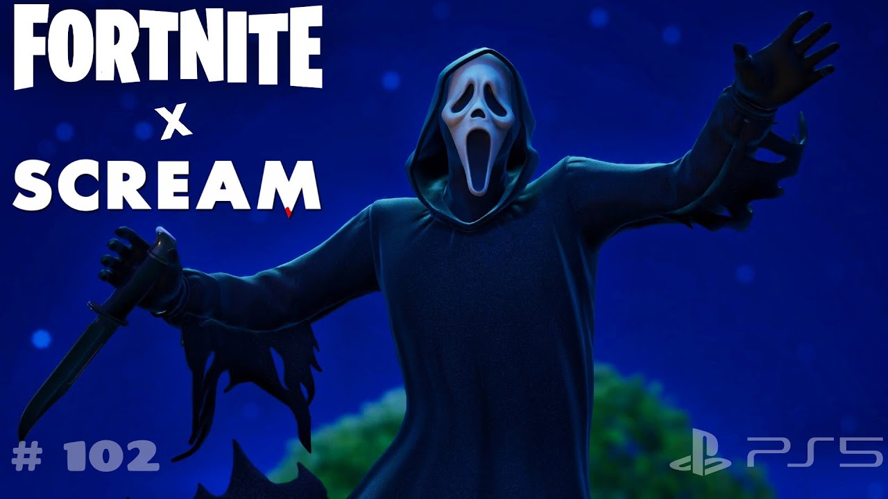 Ghost face ( Scream ) skin solo gameplay | Fortnite Battle Royale ( Zero Build ) Chapter 7 Season 1