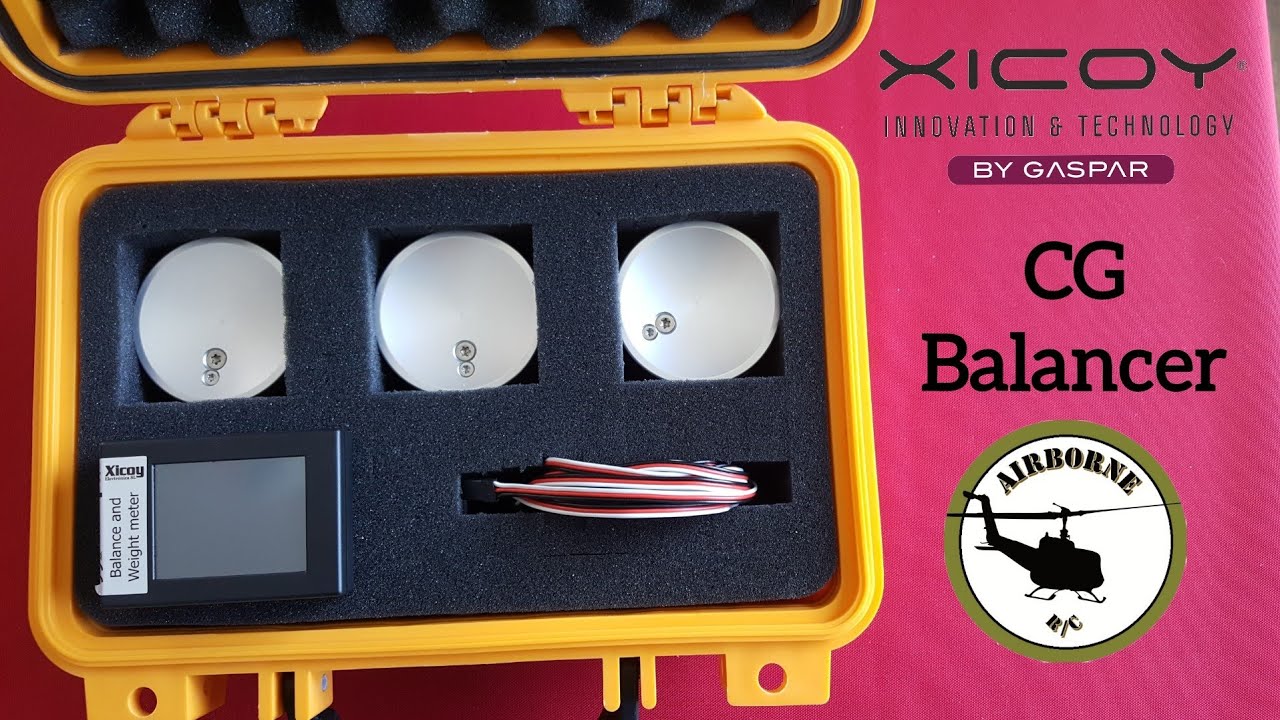 Xicoy CG Balancer and Avanti S CG with different Size Lipos