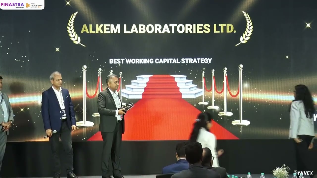 Alkem Laboratories has won the award at the prestigious 𝐈𝐧𝐝𝐢𝐚 𝐓𝐫𝐞𝐚𝐬𝐮𝐫𝐲 𝐒𝐮𝐦𝐦𝐢𝐭 & 𝐀𝐰𝐚𝐫𝐝𝐬 2025.