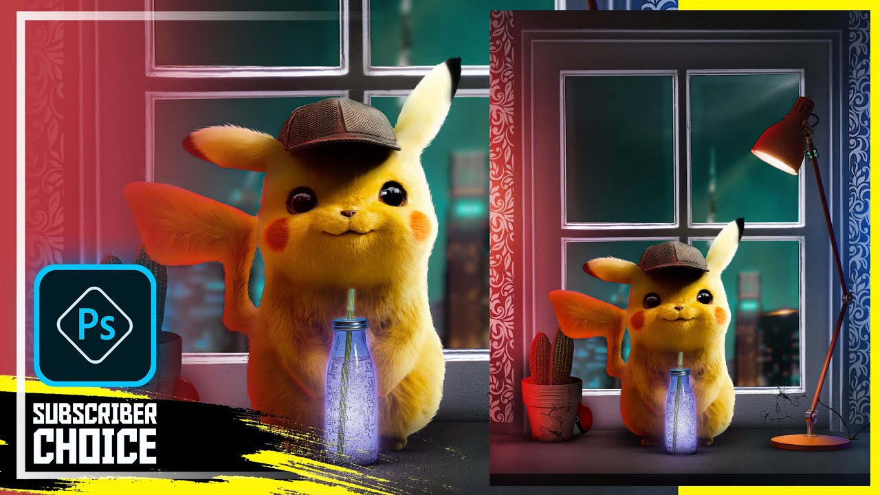 DETECTIVE PIKACHU  ARTWORK || SUBSCRIBE CHOICE || EPISODE 1