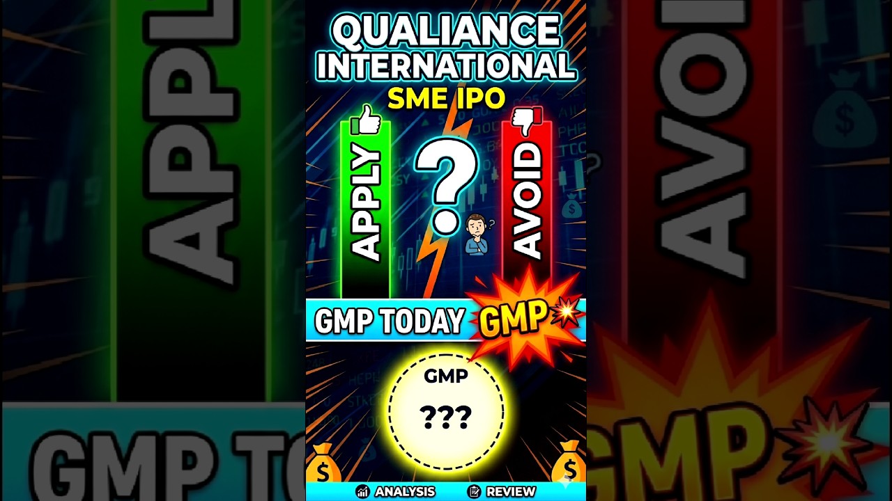 Qualiance International IPO 💥 GMP today! SME IPO &mdash; Apply or Avoid? Check before investing 📈🔥