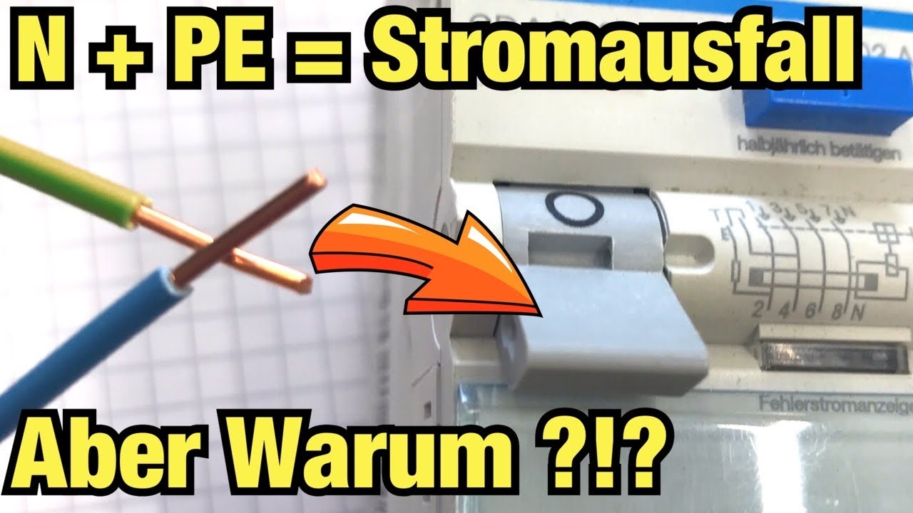 N + PE = FI-Schalter löst aus! Aber warum? Das solltest du wissen 🤷🏻‍♂️