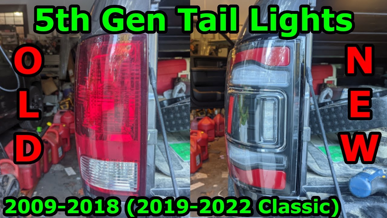 2018 Ram 5th gen replica LED tail lights | 2009-2018 (2019-2022 Classic)