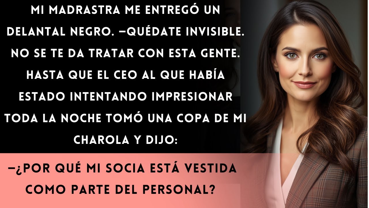 Mi madrastra me hizo servir bebidas en su gala — hasta que el invitado de honor preguntó por qué...