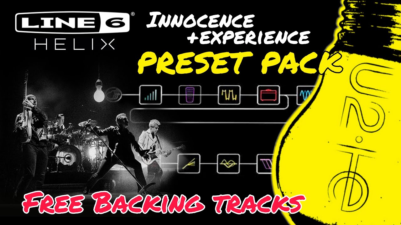 Line 6 Helix Guitar Patch The Edge U2 I+e 2015 Tour Inspired Preset Pack + Free Backing Tracks!
