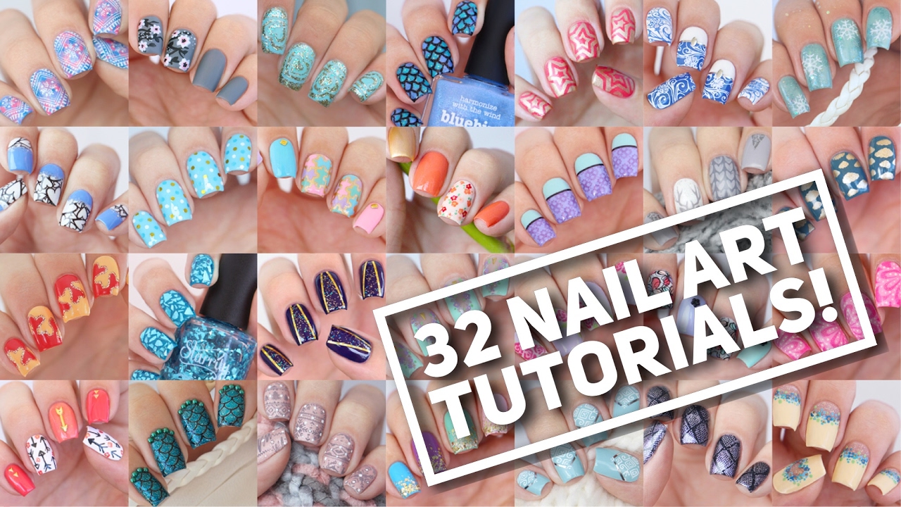 32 NAIL ART TUTORIALS! | Nail Art Design Compilation #2