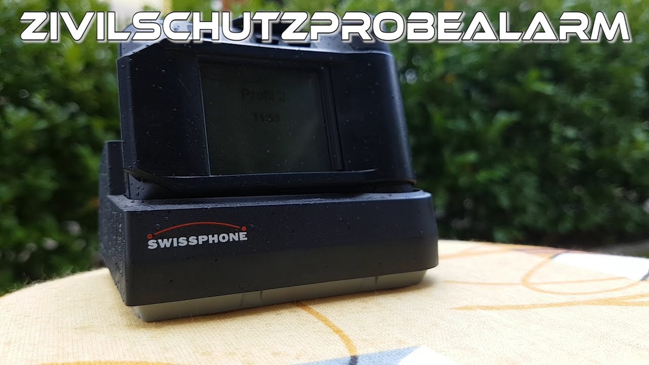 Zivilschutz - Probealarm - Sirenensignale