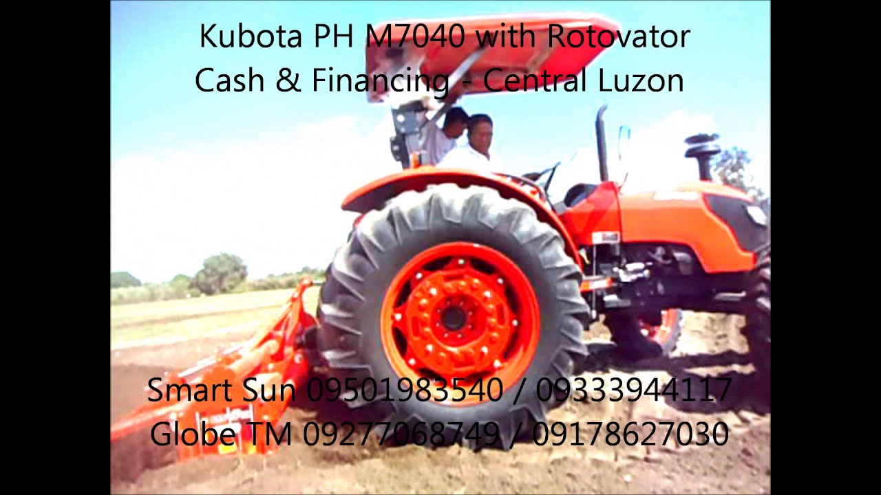 70HP Kubota Tractor VS Flat Dry Land / Lahar Volcanic soil #Rotovator Demo @Zambales Philippines
