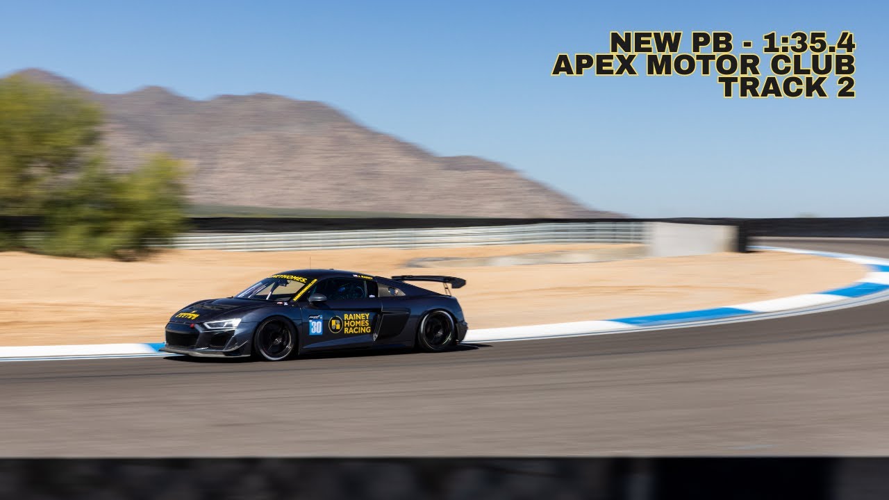Audi R8 GT4 - Apex Motor Club - Track 2 (New PB and Pole)