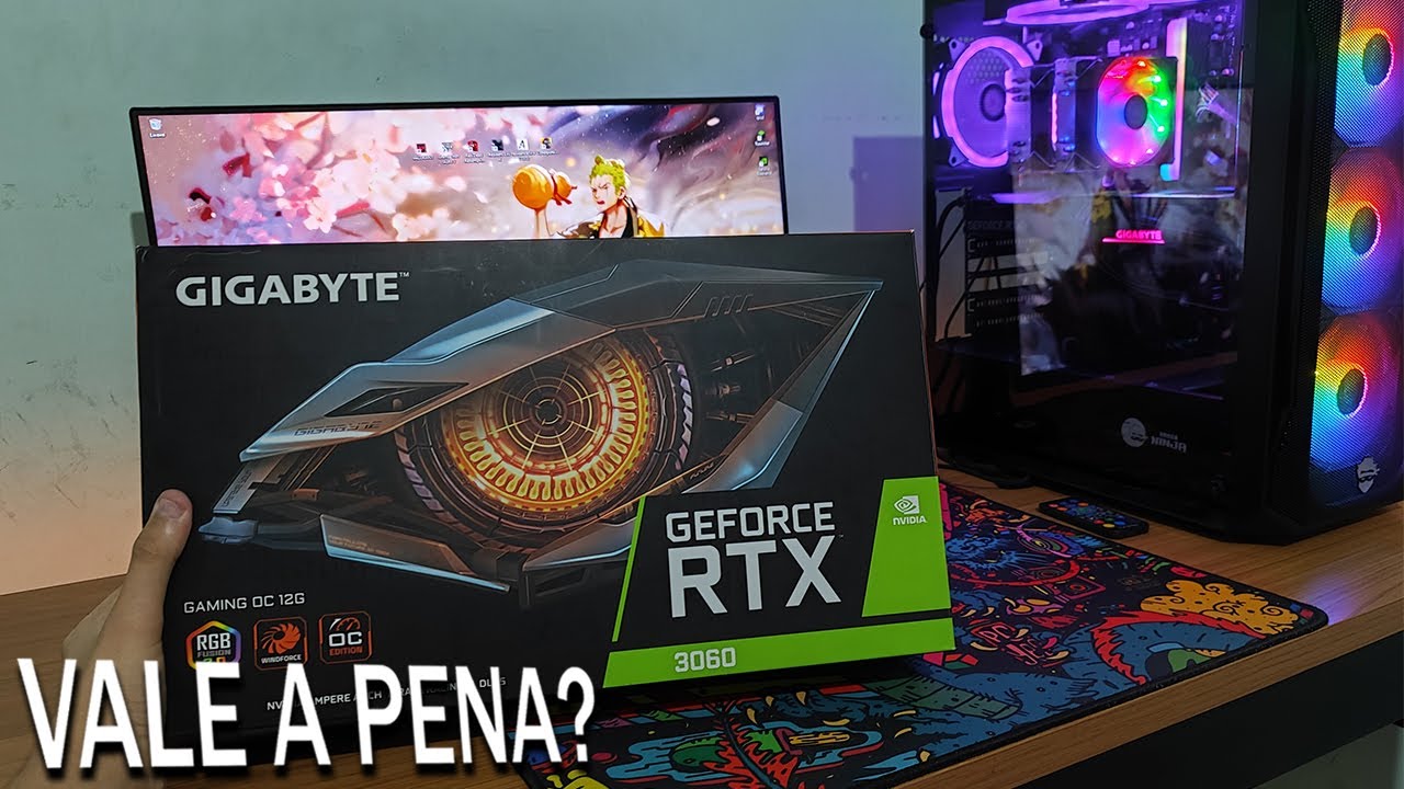 COMPREI UMA RTX 3060 Gaming OC Gigabyte USADA NA OLX, VALE A PENA? (Unboxing e testes)