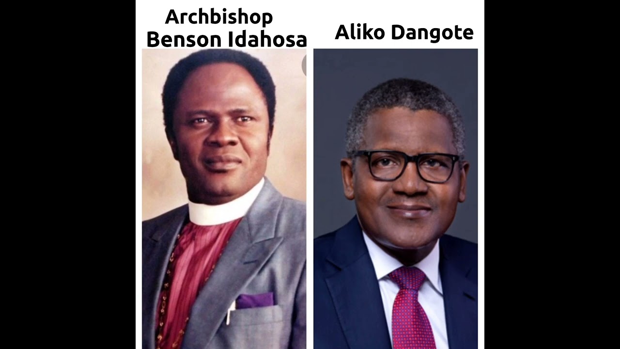 Aliko Dangote et Archbishop Benson Idahosa, la puissance de Dieu.