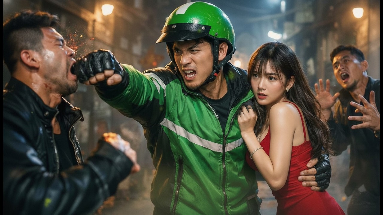 Anh Xe Ôm Hóa Sát Thủ Khi Nữ Tỷ Phú Bị Bắt Nạt – Cú Đấm Khiến Côn Đồ Khiếp Sợ
